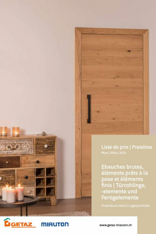 Ebauches brutes - liste de prix