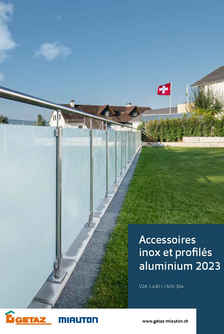 Accessoires inox et profilés aluminium